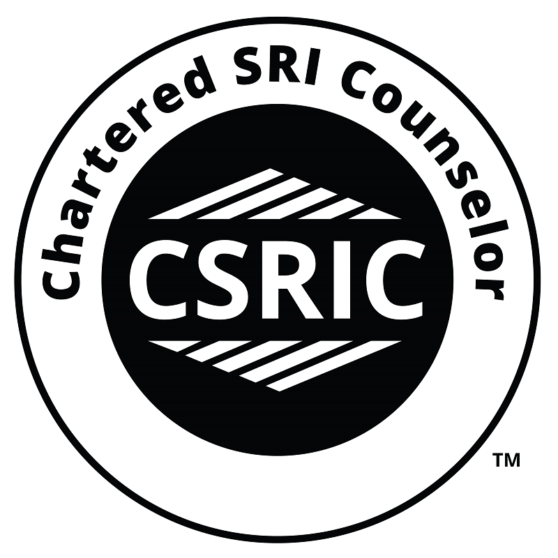CSRIC (Chartered SRI Counselor) credential badge